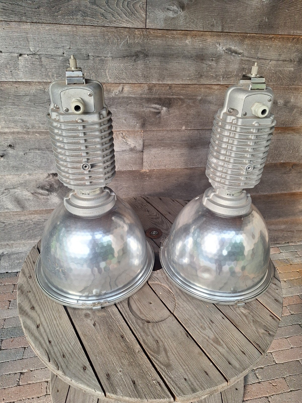 hanglampen., Enlèvement, Utilisé, Industriële look.
