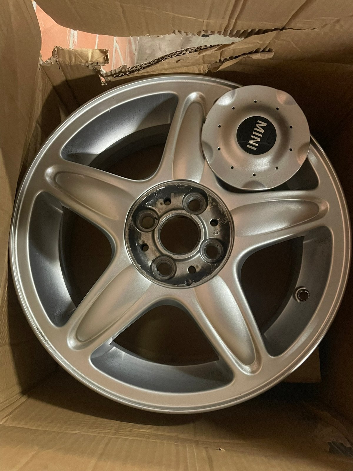 Mini cooper velgen 4x100 5-Star blaster, Auto-onderdelen, Ophalen, Gebruikt, Velg(en), 16 inch