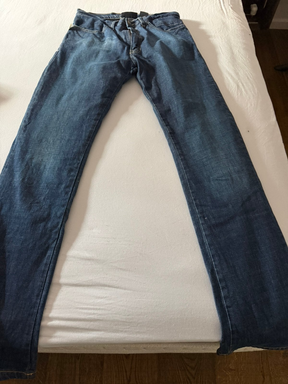 Spaggino motorjeans – maat 30, Motoren, Ophalen, Tweedehands, Broek | textiel