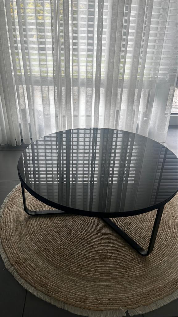 Ronde salontafel, Ophalen of Verzenden, Gebruikt, Minder dan 50 cm