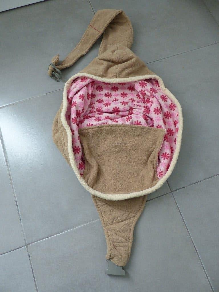 Écharpe porte-bébé Lodger - beige/rose, Enfants & Bébés, Enlèvement ou Envoi, Comme neuf, Porte-bébé, Lodger