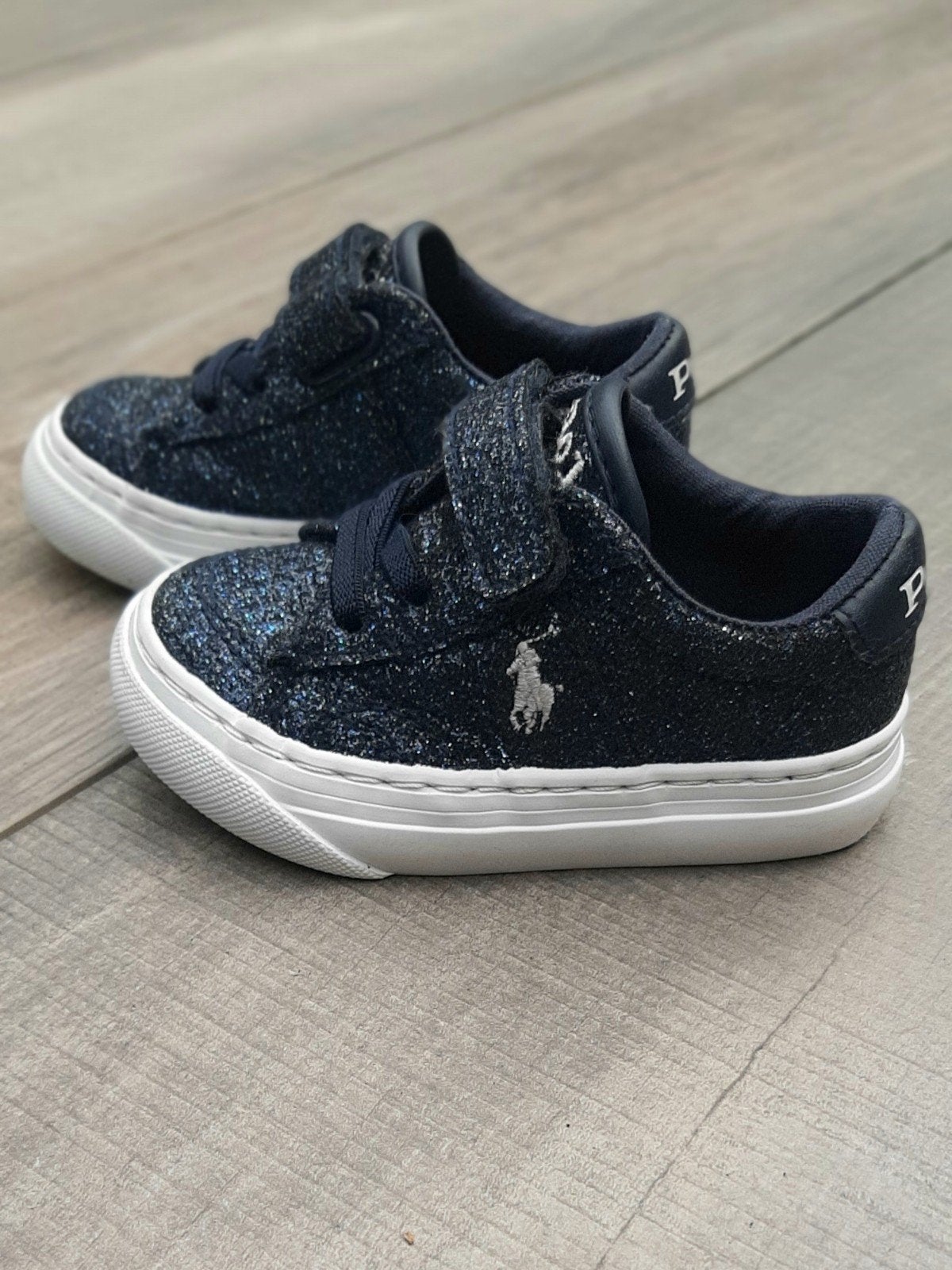 prachtige Ralp Lauren schoentjes in blauw met glitter maat, Schoentjes, Meisje, Ophalen of Verzenden, Zo goed als nieuw