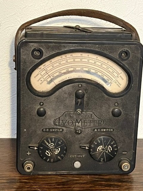 AVO metre, multimetre Universal Model 40, Enlèvement