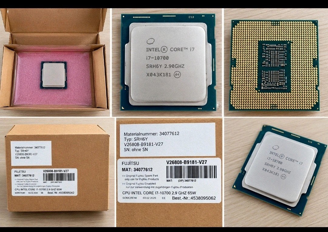 Intel Core i7-10700 2.90GHz – 8 cœurs / 16 threads, Informatique & Logiciels, Envoi, Neuf