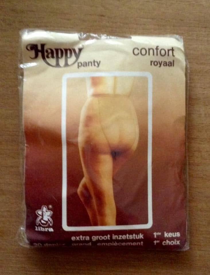 Collants vintage « Happy Panty » t.L, Vêtements | Femmes, Leggings, Collants & Bodies, Neuf, Enlèvement ou Envoi, Taille 44/46 (L)