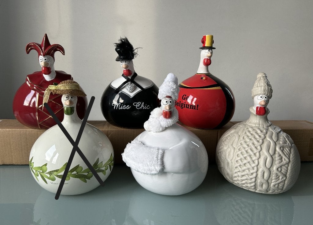 Grandes poules J-Line, Enlèvement ou Envoi, Comme neuf
