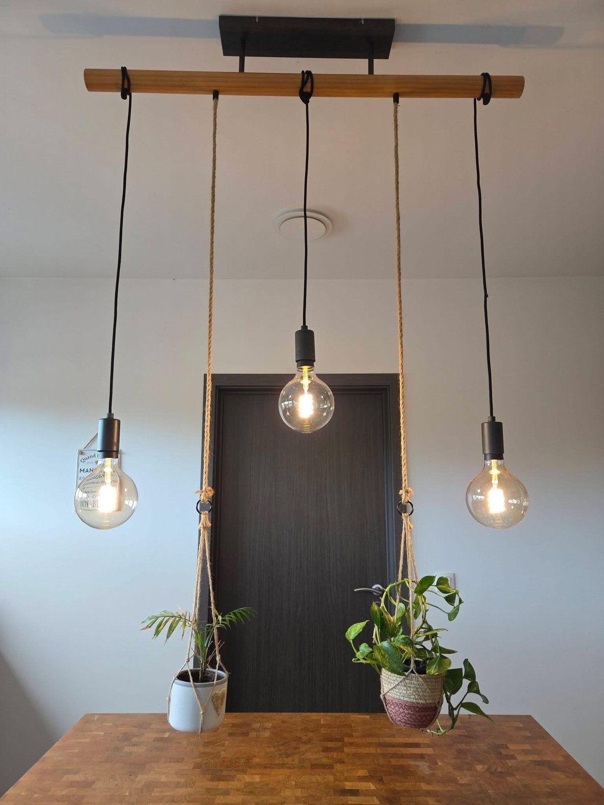 Suspension pour 3 ampoules, Maison & Meubles, Enlèvement, Comme neuf
