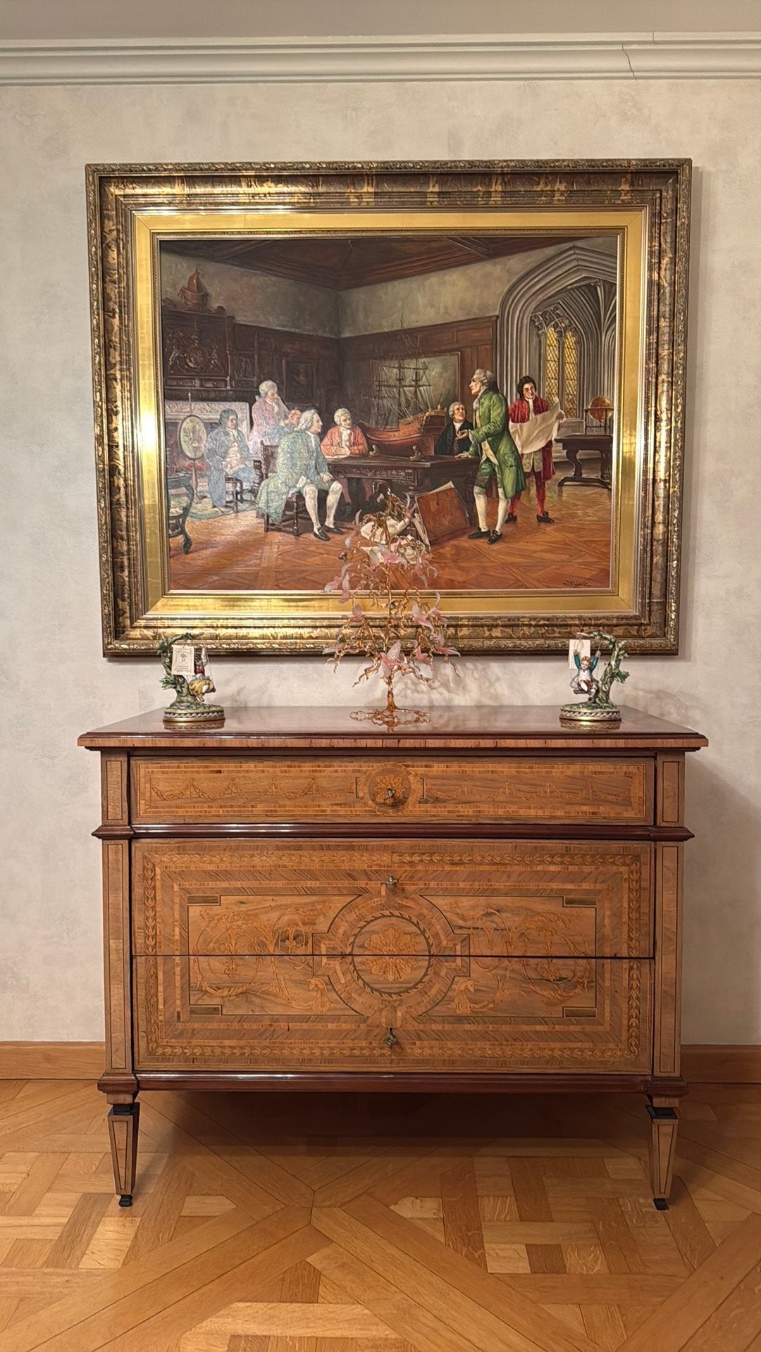 Armoire en marqueterie de Franco Monzio, Antiquités & Art, Enlèvement