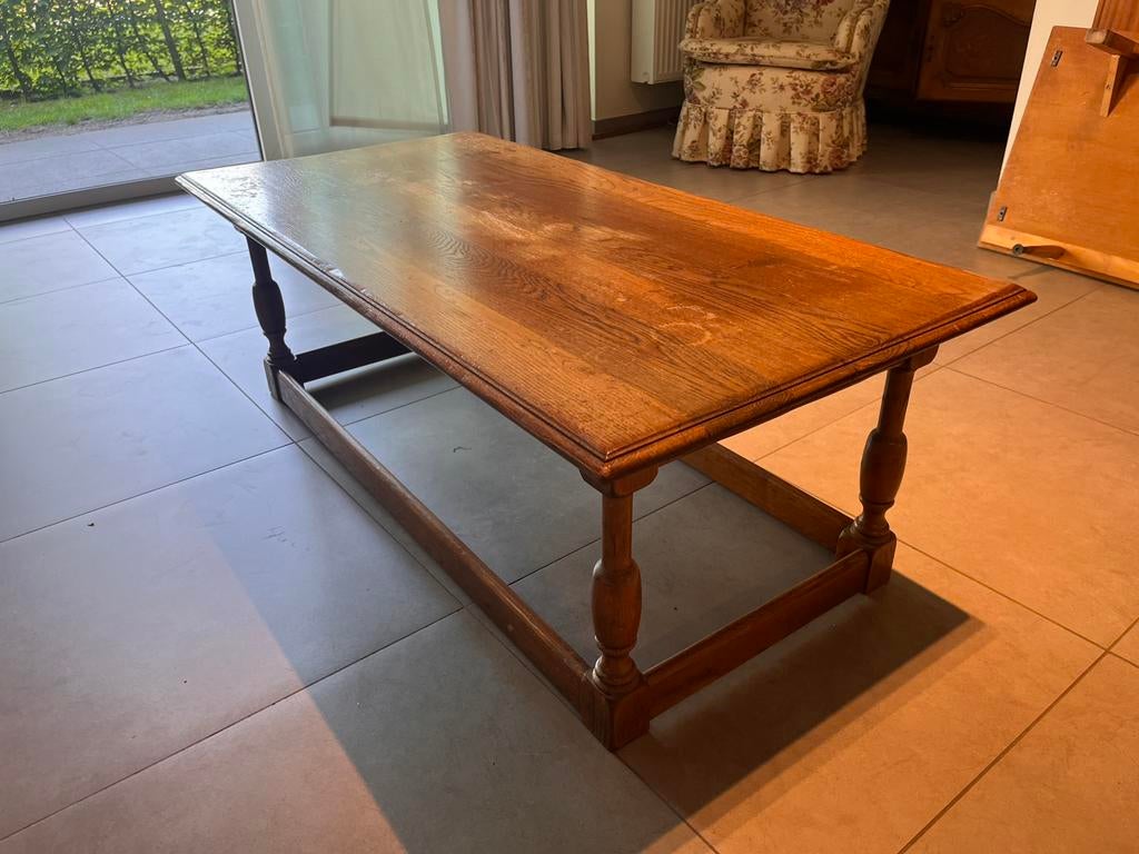 Vintage salontafel, Ophalen, Gebruikt, 100 tot 150 cm, 50 tot 100 cm