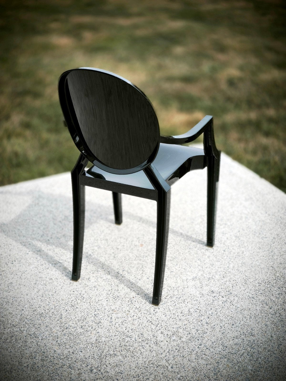 chaise noire enfant Lou Lou Ghost design S+arck by Kartell, Enlèvement, Utilisé