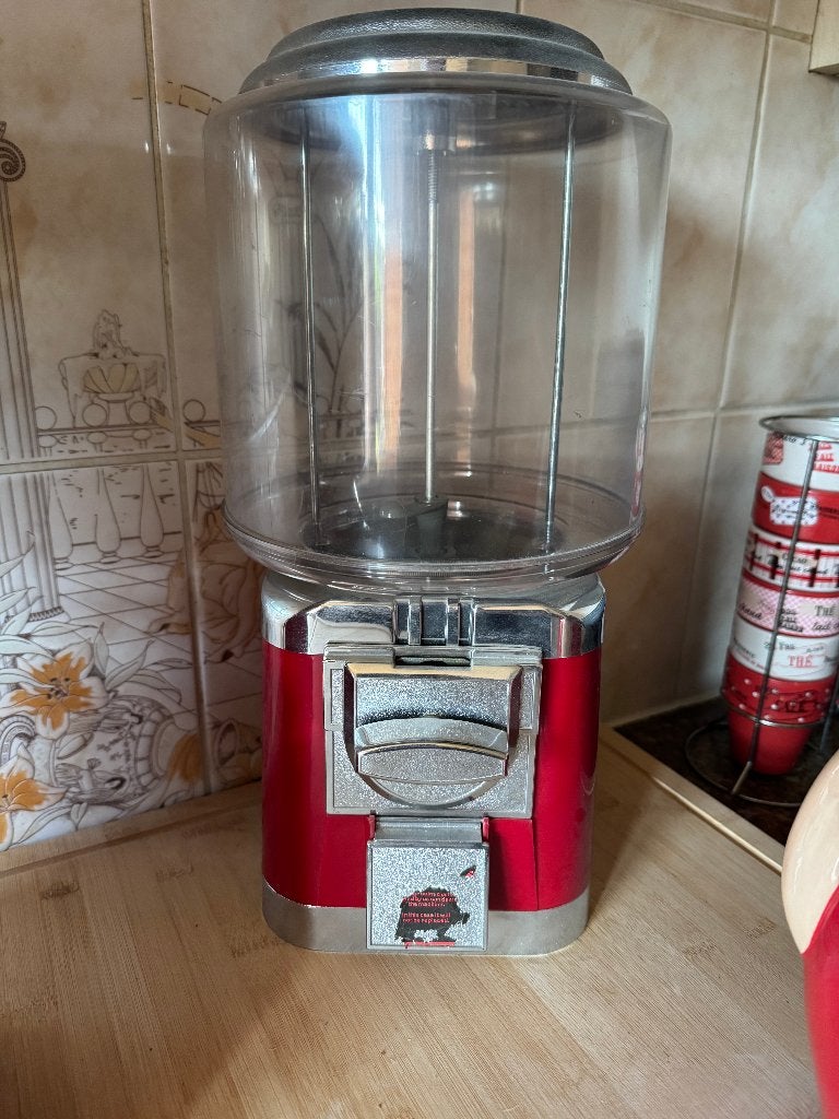vintage kauwgomautomaat, Collections, Machines | Machines à sous, Autres monnaies, Enlèvement ou Envoi, Utilisé