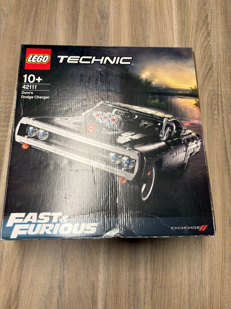 LEGO Technic 42111 Dom's Dodge Charger compleet, Ophalen, Inclusief instructies, Gebruikt, Lego