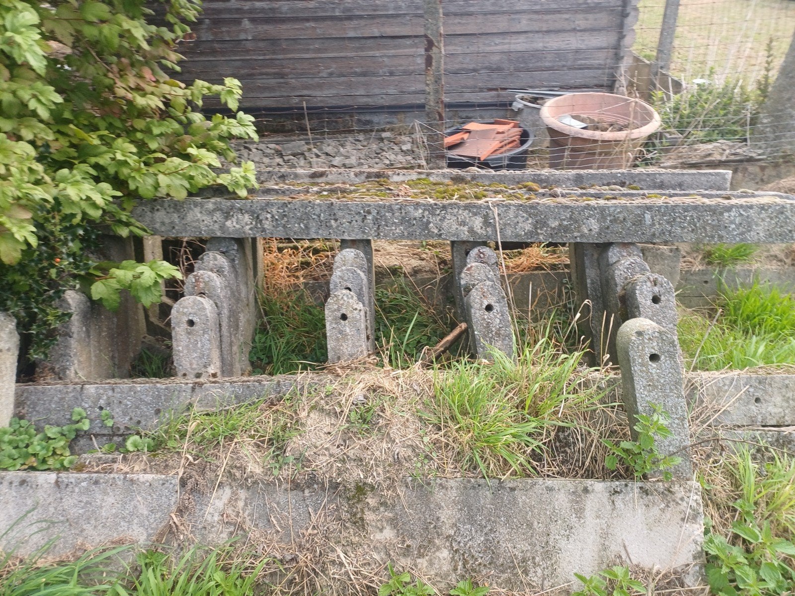 betonnen  palen, Tuin en Terras, Ophalen, Palen