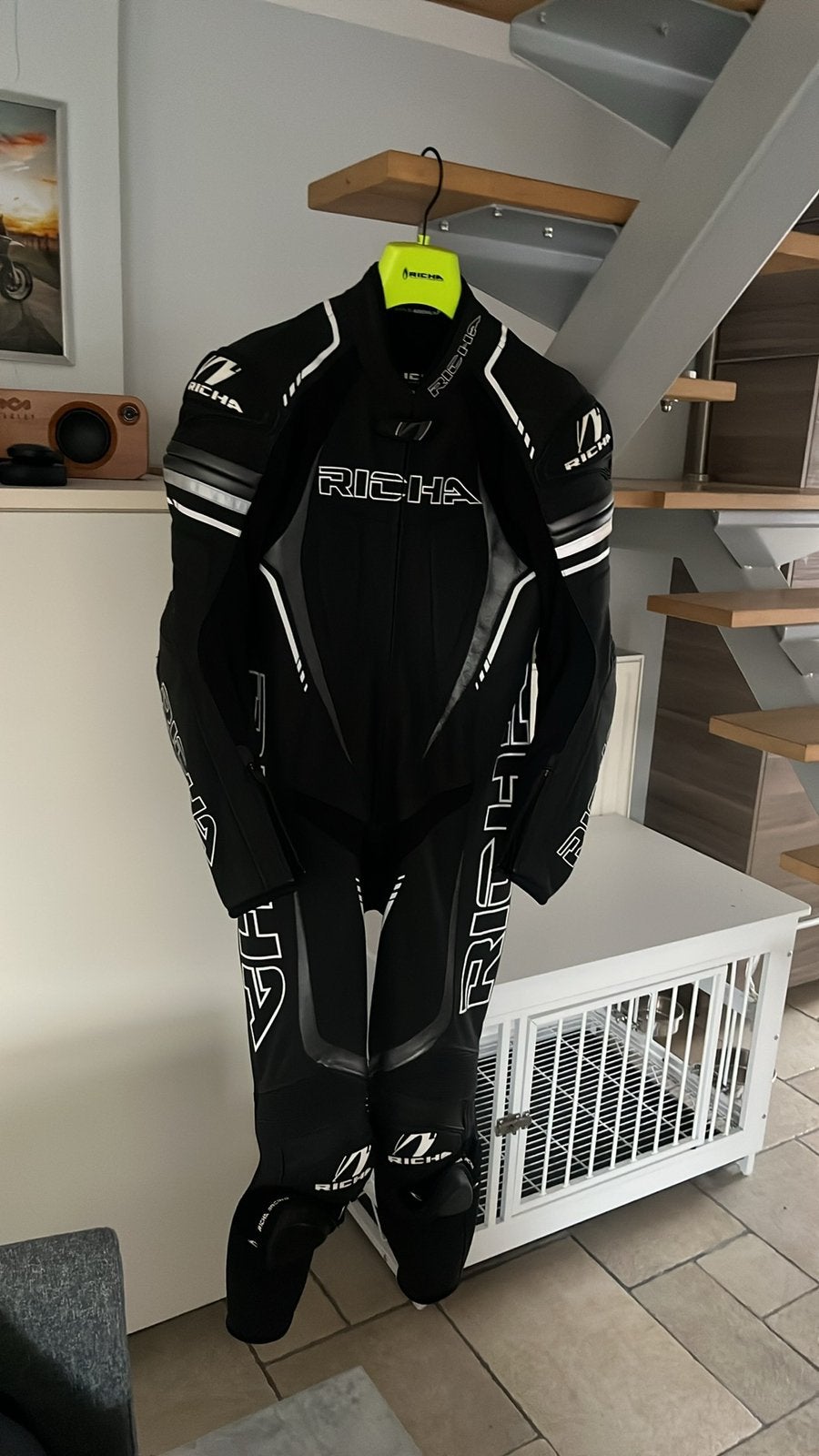 Richa 1-delig motorpak nieuwstaat maat 50!!, Motoren, Ophalen of Verzenden, Tweedehands, Heren, Combipak