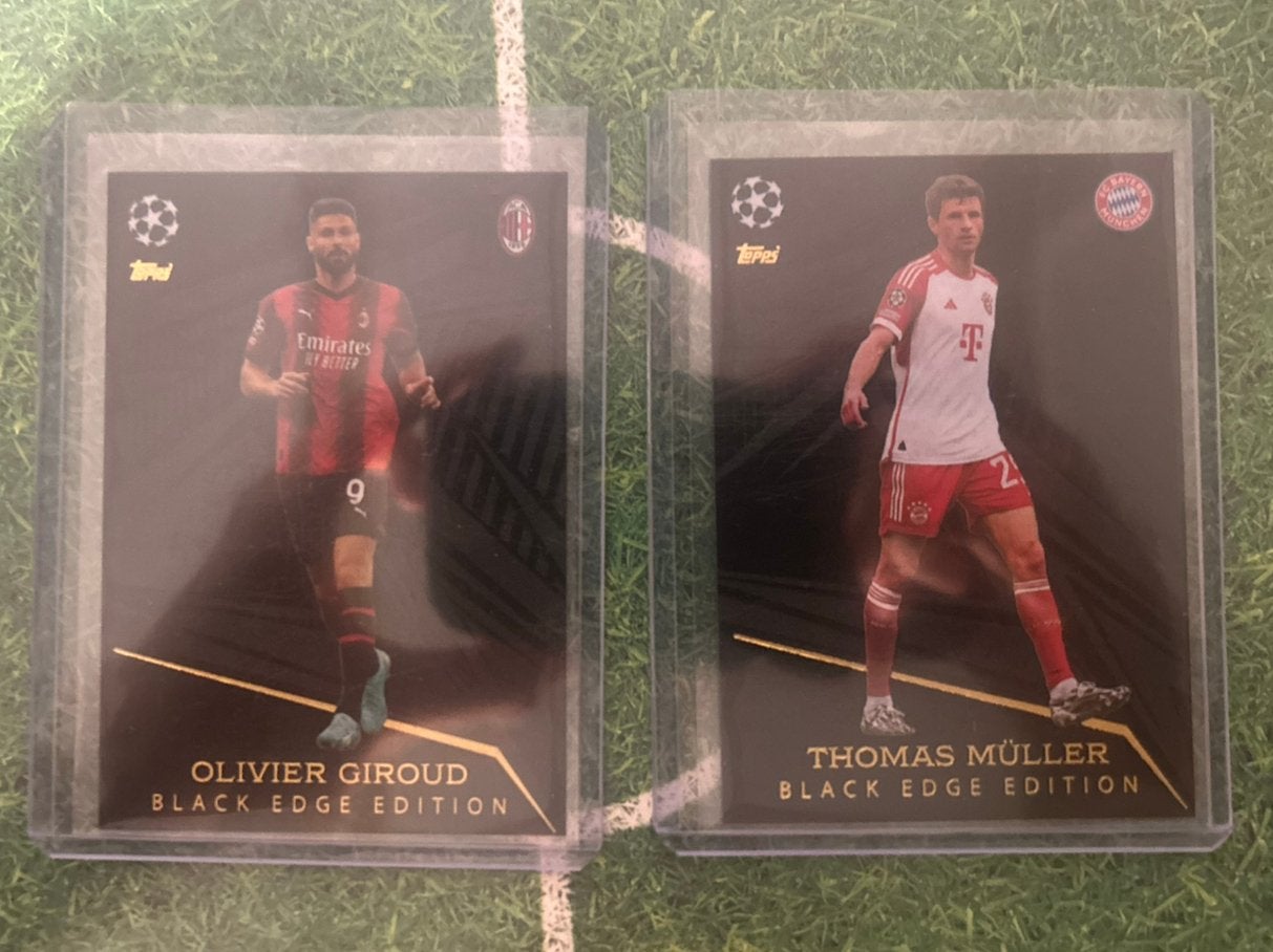 2 topps Black Edge Edition kaarten, Ophalen of Verzenden, Nieuw, Meerdere plaatjes