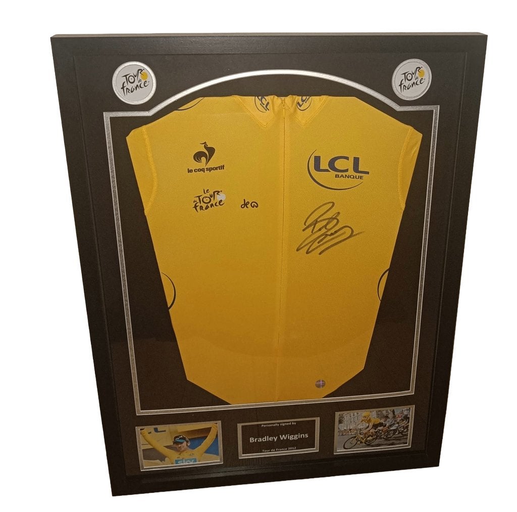 Gesigneerde gele trui Wiggins - met certificaat, Verzenden, Nieuw, Shirt