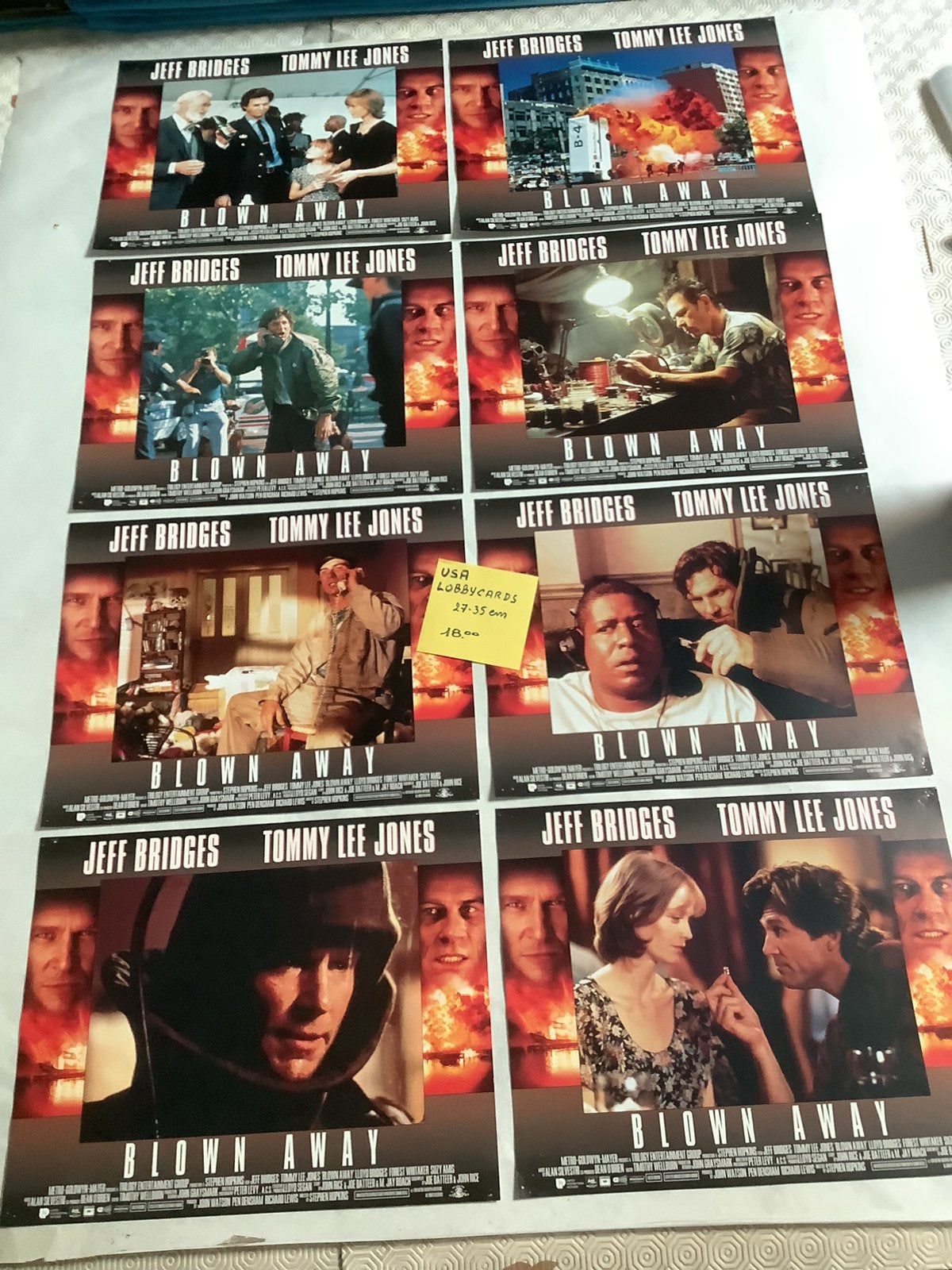 GROOT LOT LOBBYCARDS    27-35 cm   22 sets!, Verzamelen, Ophalen of Verzenden
