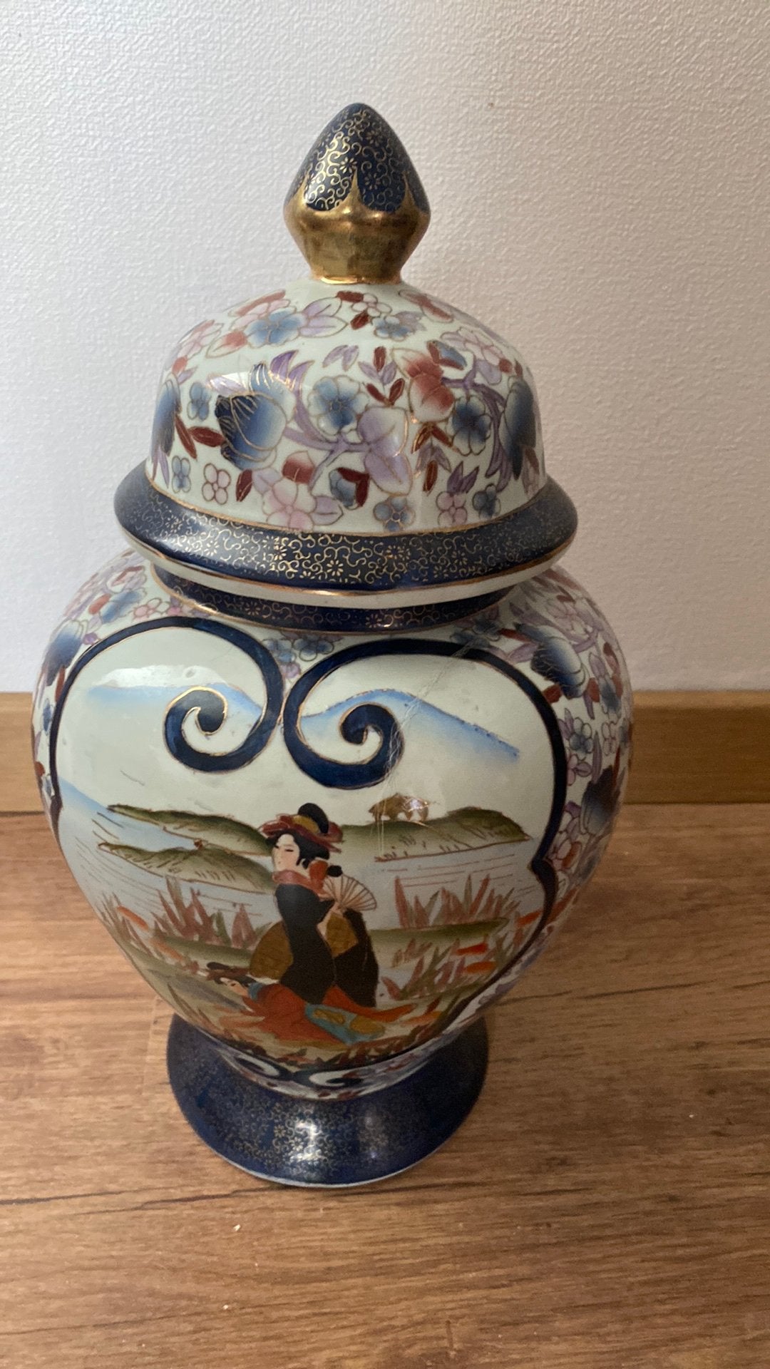 Chinese vaas handpainted, Antiek en Kunst, Antiek | Vazen, Ophalen