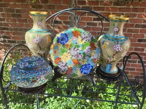Magnifique lot de cloisonné chinois vintage, Antiquités & Art, Enlèvement ou Envoi