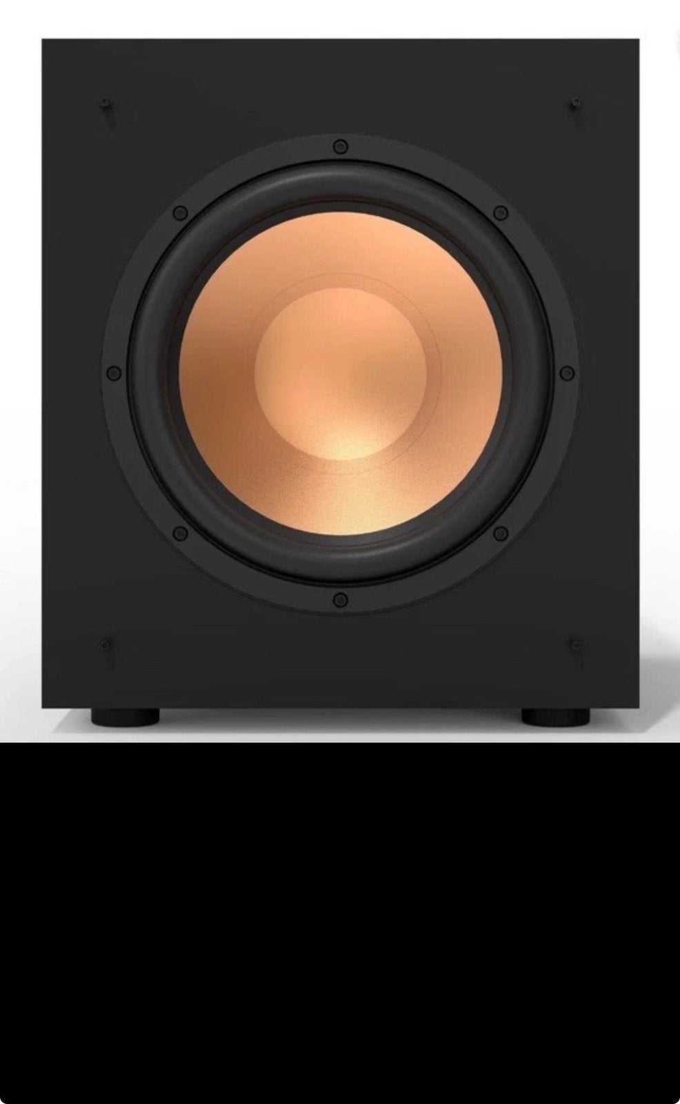 Klipsh R-10SW subwoofer, Ophalen of Verzenden, Zo goed als nieuw, Subwoofer