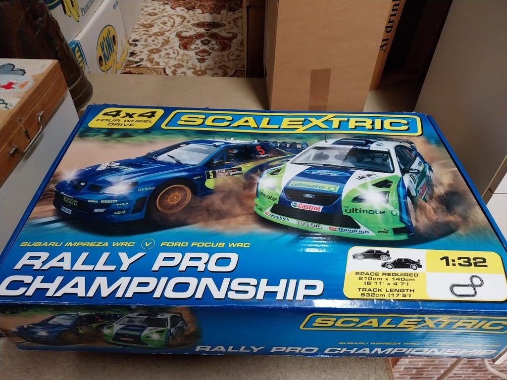 Racebaan 1:32 Scalextric, Kinderen en Baby's, Speelgoed | Racebanen, Ophalen, Racebaan