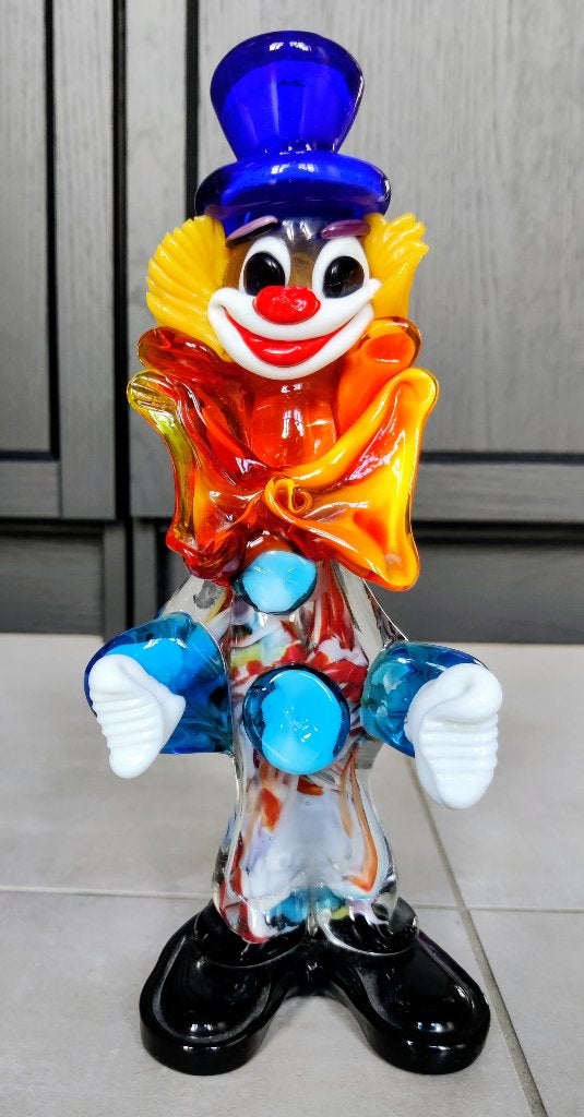 echt murano glaswerk - clown, Antiek en Kunst, Ophalen of Verzenden