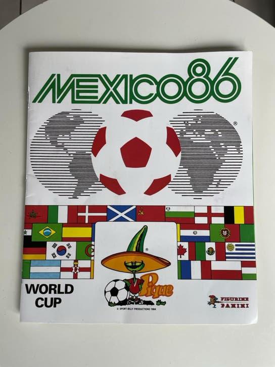 Mexico 86 gedrukt Panini-album, Ophalen of Verzenden, Gebruikt