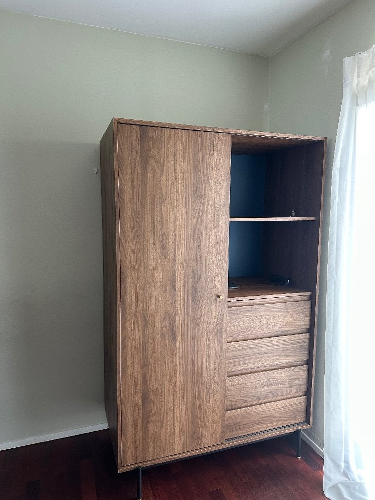 RÅDMANSÖ Armoire, brun motif noyer, Enlèvement, Utilisé