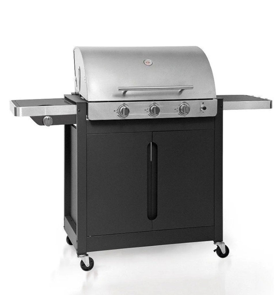 Barbecook brahma 4.2 Inox  op gas, Tuin en Terras, Ophalen, Gebruikt, Barbecook