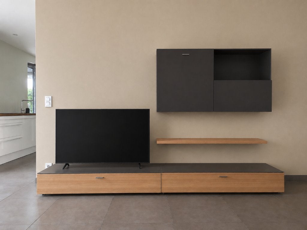 Hülsta tv meubel, Huis en Inrichting, Ophalen, Gebruikt, 200 cm of meer