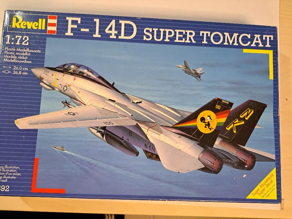 Revell | Nr. 04392 | 1:72 - F-14D Super Tomcat, Hobby & Loisirs créatifs, Modélisme | Avions & Hélicoptères, Neuf, Revell, Enlèvement ou Envoi