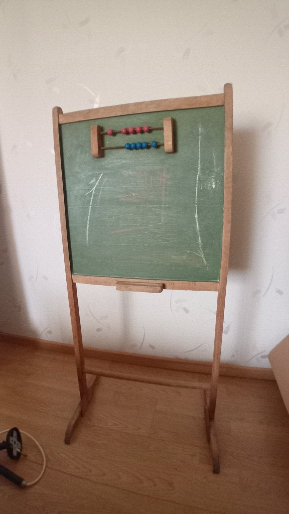 Vintage kinderschoolbord, Ophalen, Gebruikt, Krijtbord