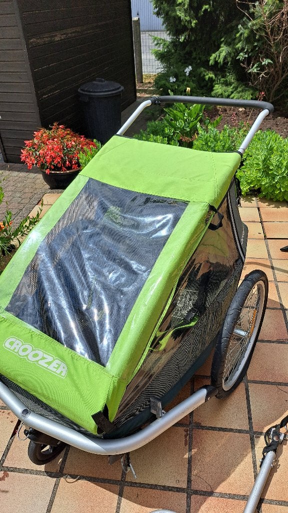 Fietskar kinderen, Fietsen en Brommers, Ophalen, Gebruikt, Kinderkar, Croozer