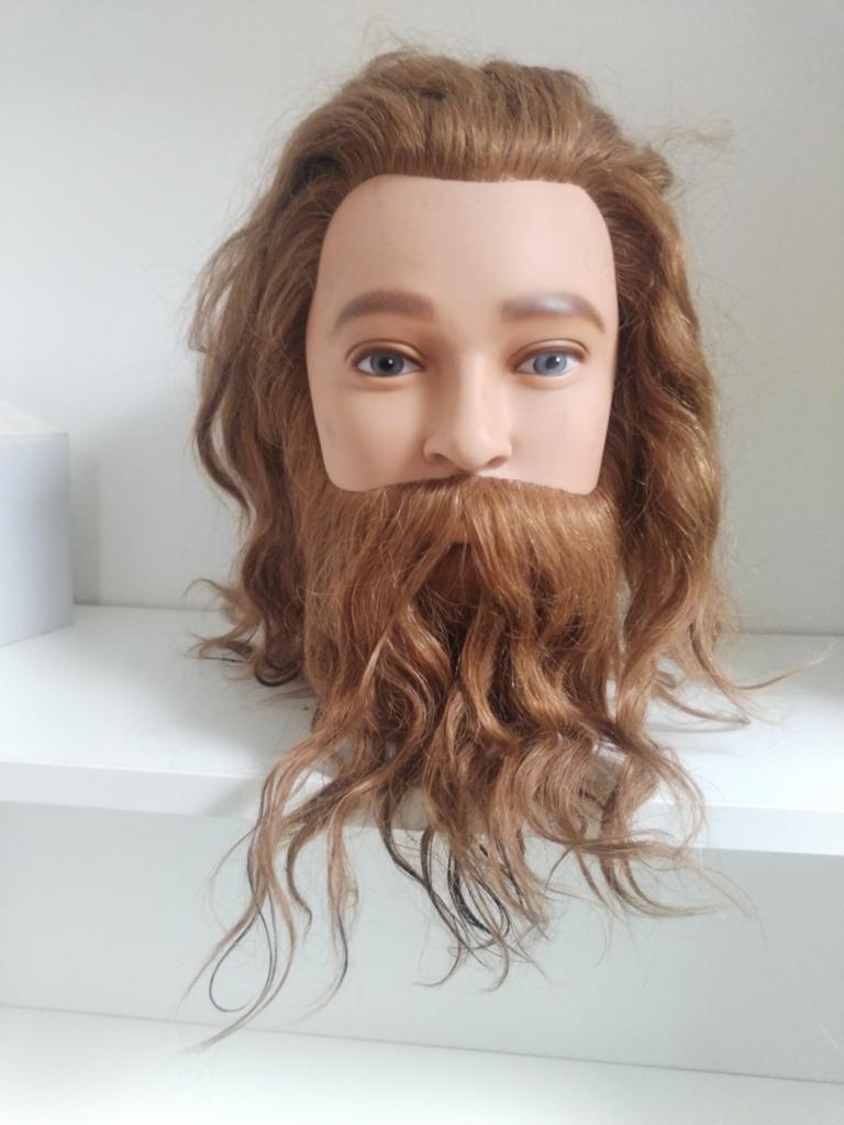 Tête postiche homme