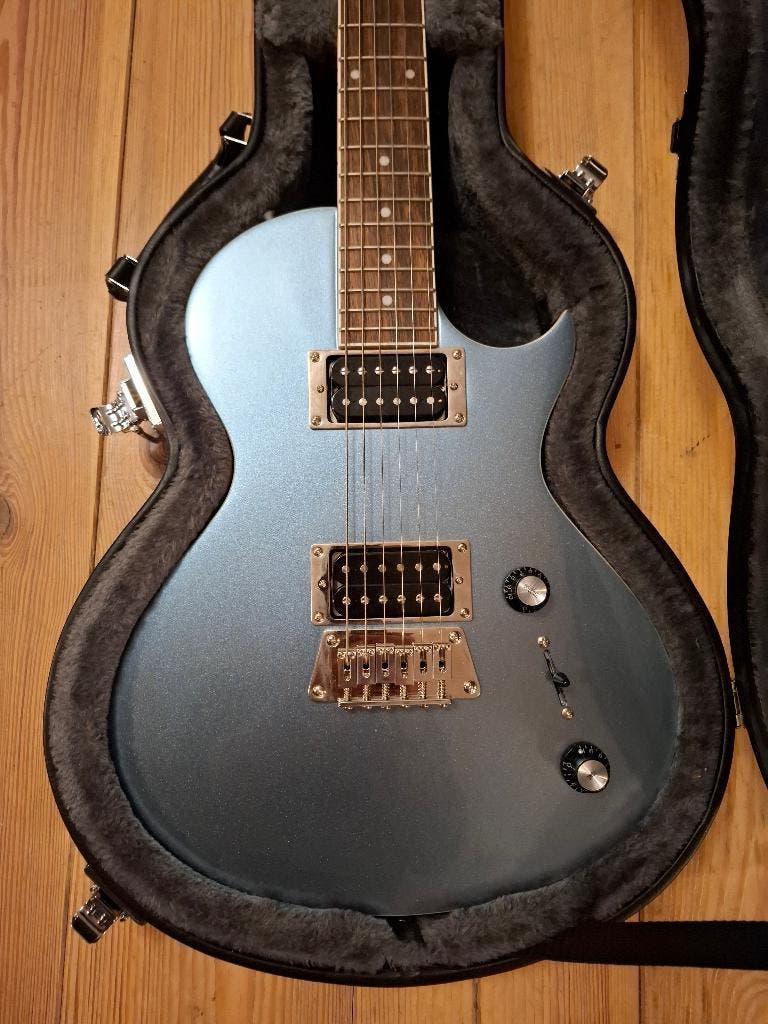 Epiphone Nighthawk Studio Pelham blue, Ophalen, Zo goed als nieuw, Solid body, Epiphone