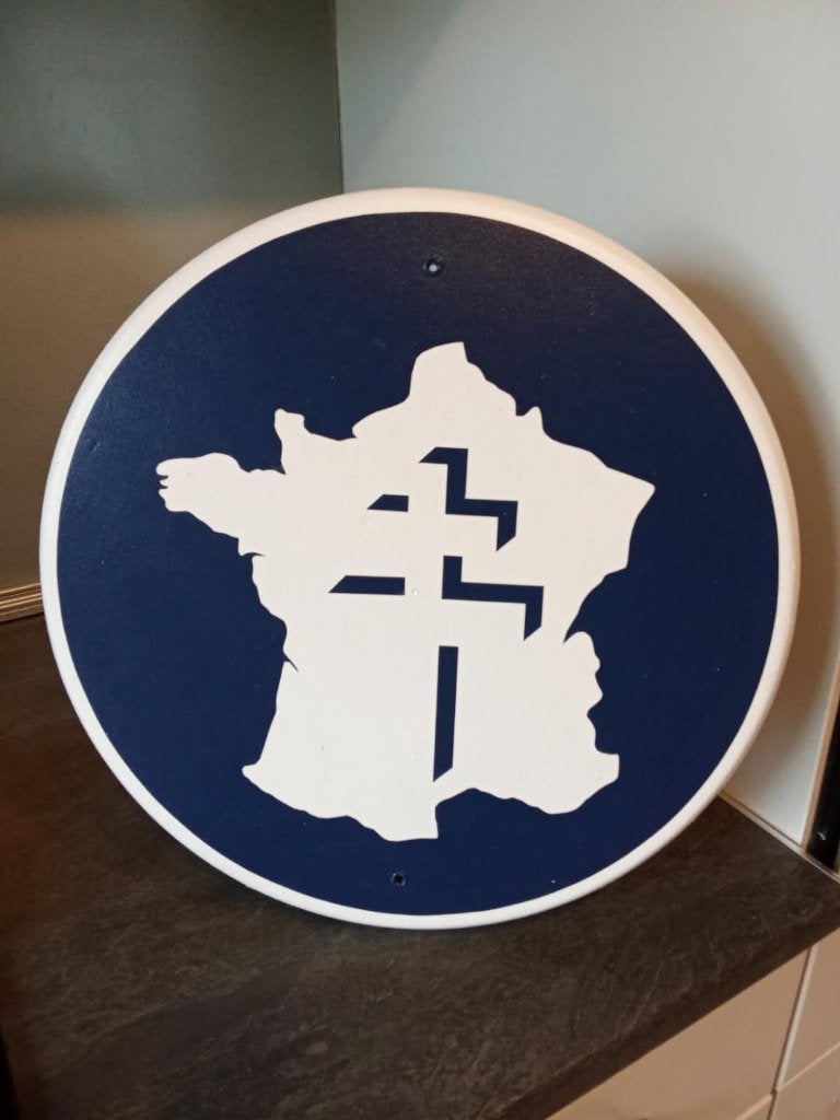 Panneau WW2 : 2éme Division Blindée LECLERC, Ophalen of Verzenden