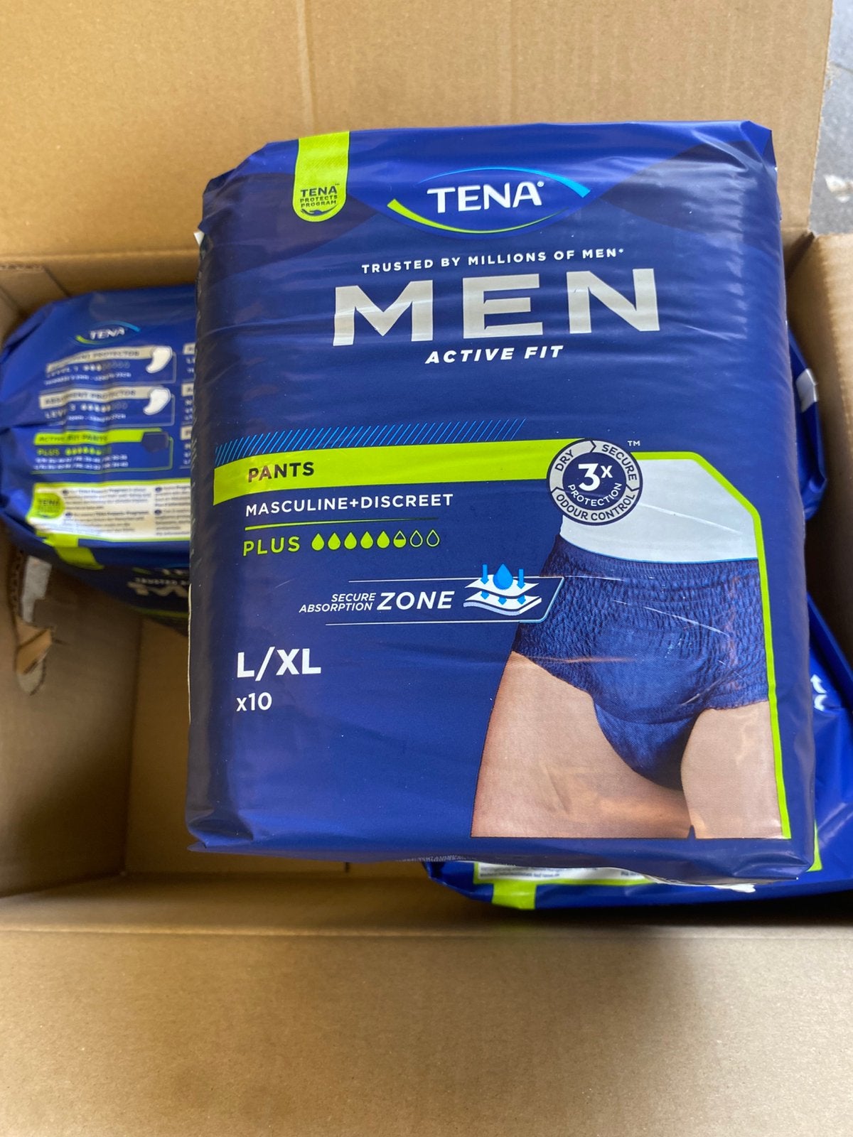 Tena men active L/XL, Diversen, Ophalen of Verzenden, Nieuw