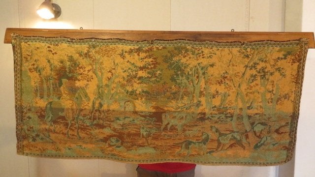 prachtig vintage wandtapijt in perfecte staat, Ophalen