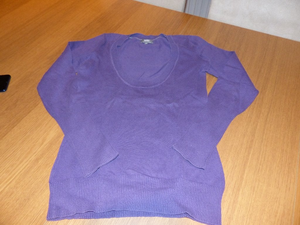 Pull à col rond violet WE - taille S, Vêtements | Femmes, Enlèvement ou Envoi, WE, Taille 36 (S), Comme neuf
