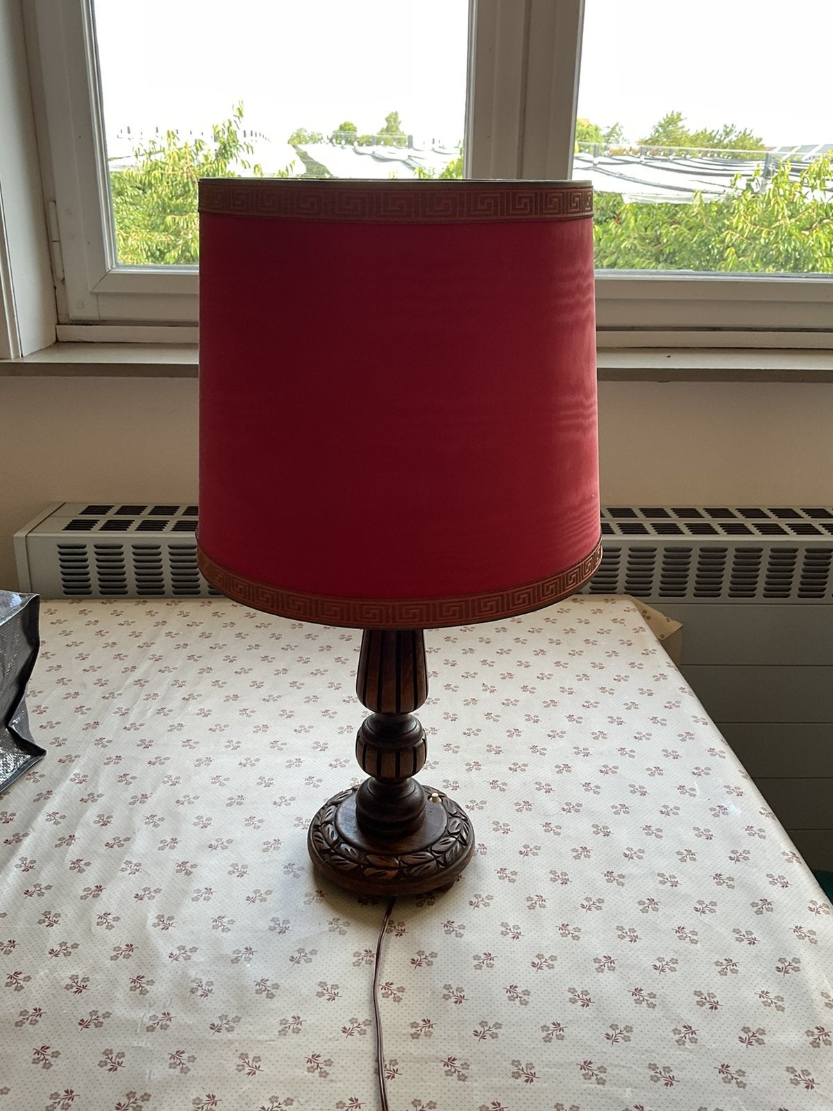 Houten Bureaulamp, Ophalen, Gebruikt