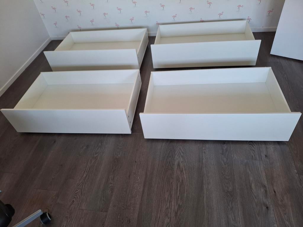 4x Malm lade voor onder Ikeabed Malm, Ophalen, Gebruikt