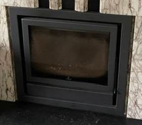 Houtkachel, Huis en Inrichting, Ophalen, Gebruikt, Houtkachel, Inbouw
