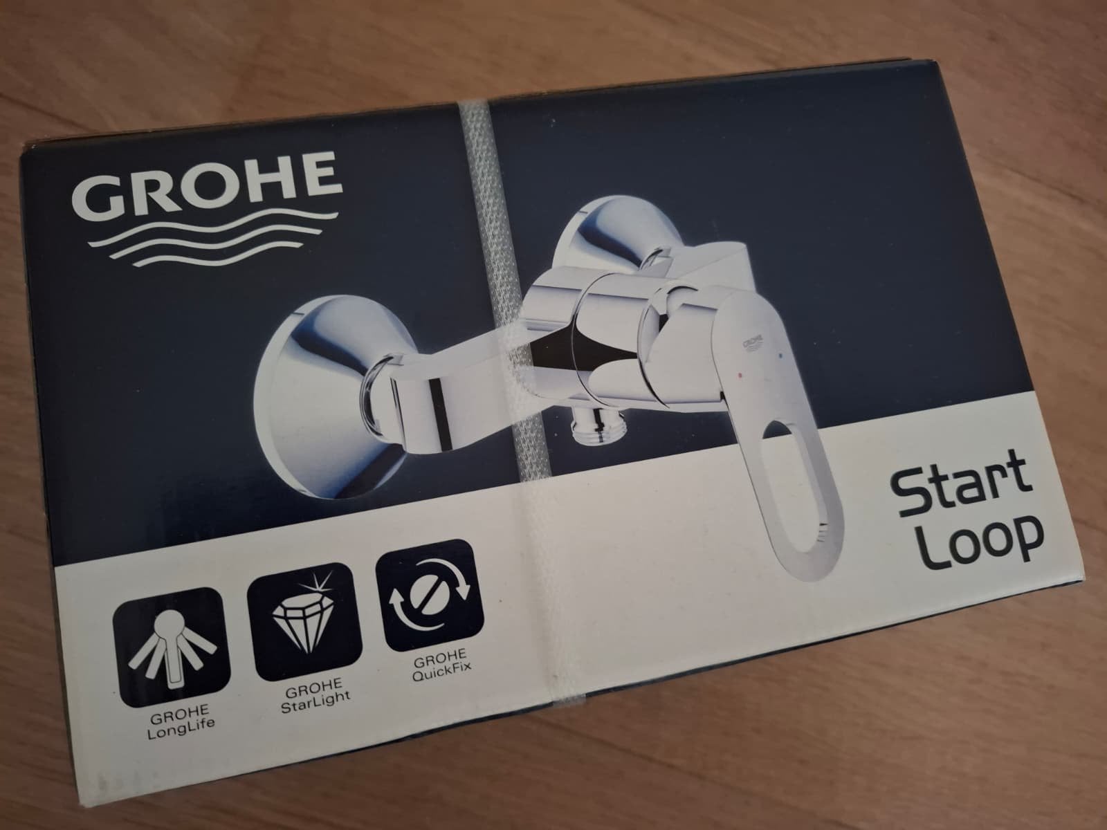Robinet de douche Grohe Start Loop, emballage non ouvert, Bricolage & Construction, Enlèvement ou Envoi, Neuf, Chrome, Douche