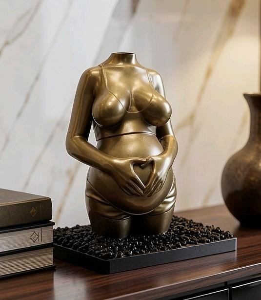 Figurine de grossesse - 12 cm, Maison & Meubles, Ameublement | Papier peint, Enlèvement ou Envoi
