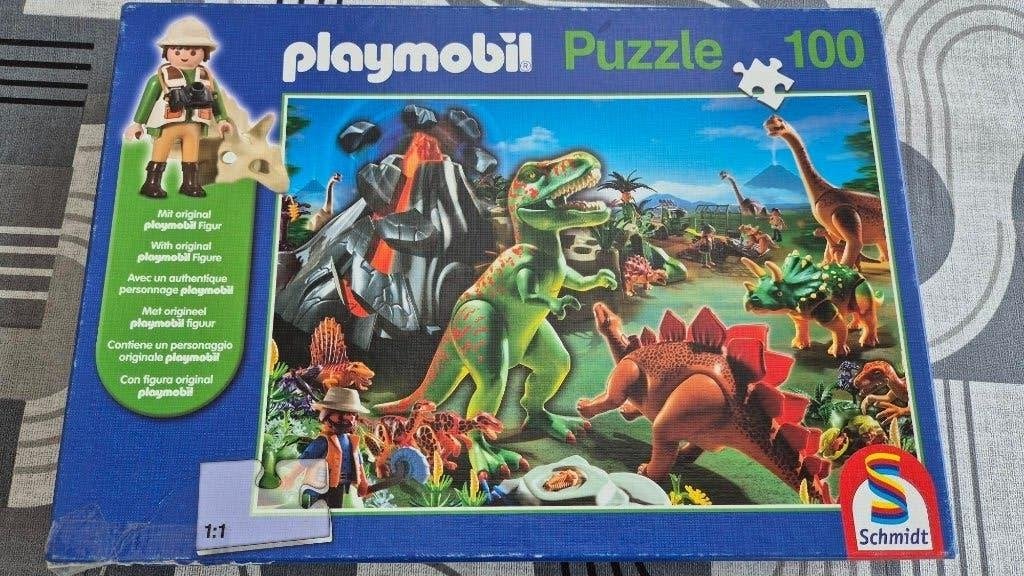 puzzel Dino, Kinderen en Baby's, Ophalen of Verzenden, Meer dan 50 stukjes, Zo goed als nieuw, 4 tot 6 jaar