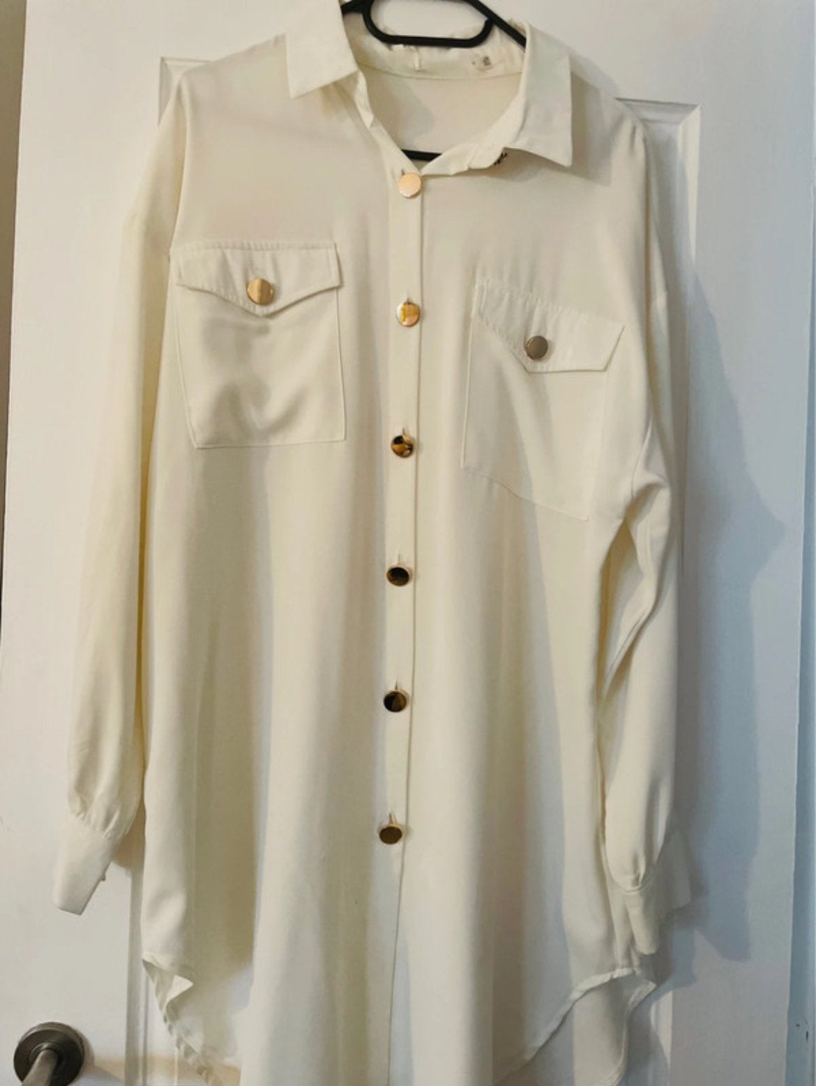 Blouse, Ophalen of Verzenden, Zo goed als nieuw, Maat 36 (S), Wit