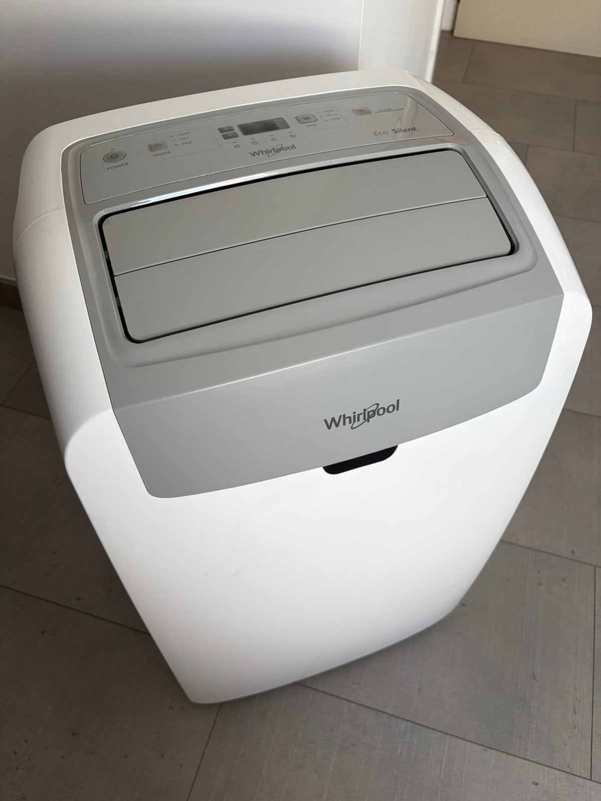 Air conditionné portable Whirpool, Electroménager, Refroidissement et Déshumidification, Comme neuf, Enlèvement, Télécommande