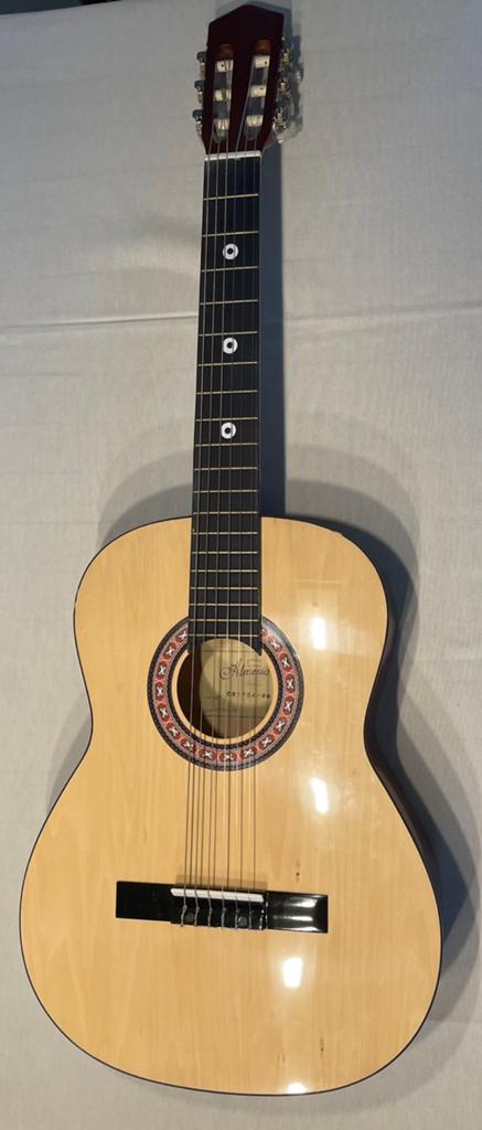 Guitare classique Almeria CG 390 Natural 4/4, Enlèvement, Comme neuf, Guitare classique ou espagnole, Avec valise