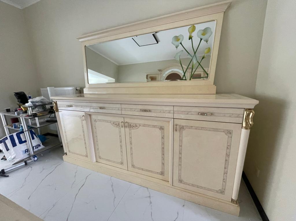 Commode et miroir style italien, Enlèvement, Utilisé