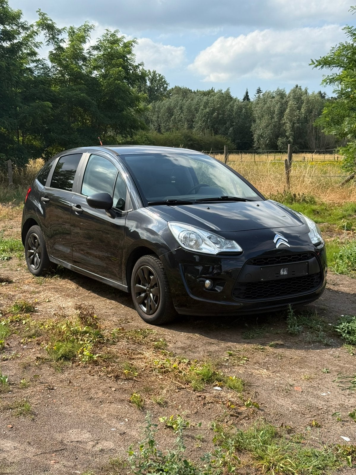 Citroën C3! 2012! 1.1benzine! EURO5, Auto's, Citroën, Euro 5, Stof, Zwart, Zwart
